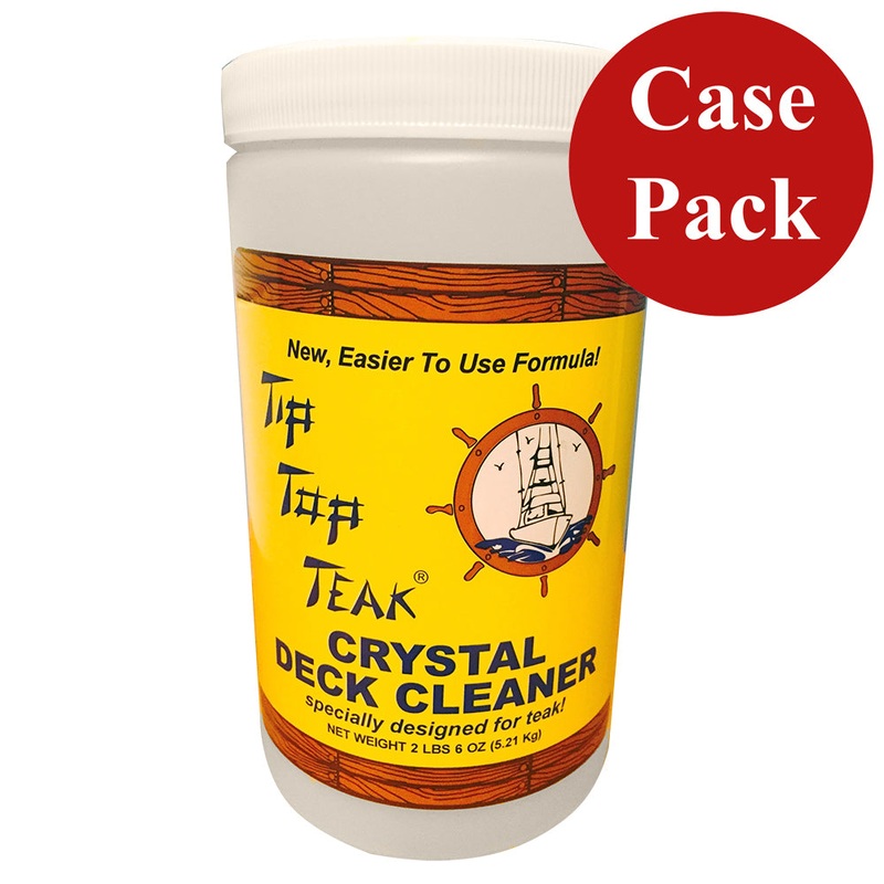 Tip Top Teak Tip Top Teak Crystal Deck Cleaner – Quart (2lbs 6oz) – *Case of 12* [TC 2000CASE]