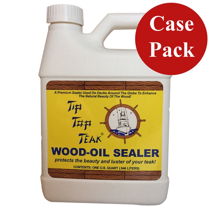 Tip Top Teak Tip Top Teak Wood Oil Sealer – Quart – *Case of 12* [TS 1001CASE]