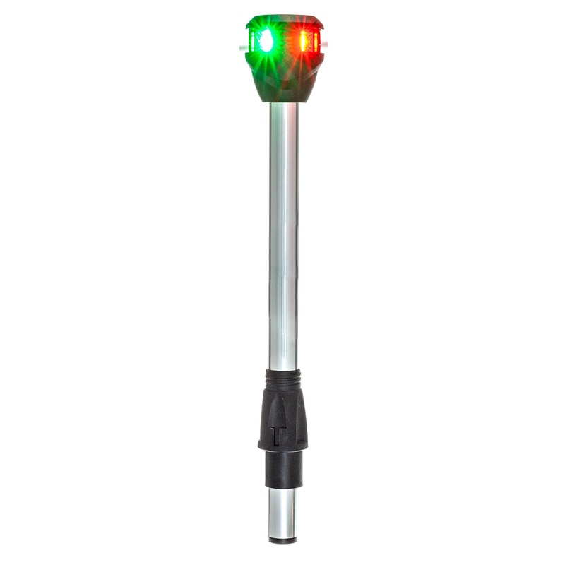Attwood LightArmor Bi-Color Navigation Pole Light w/Task Light – Straight – 10 [NV6LC2-10-7]