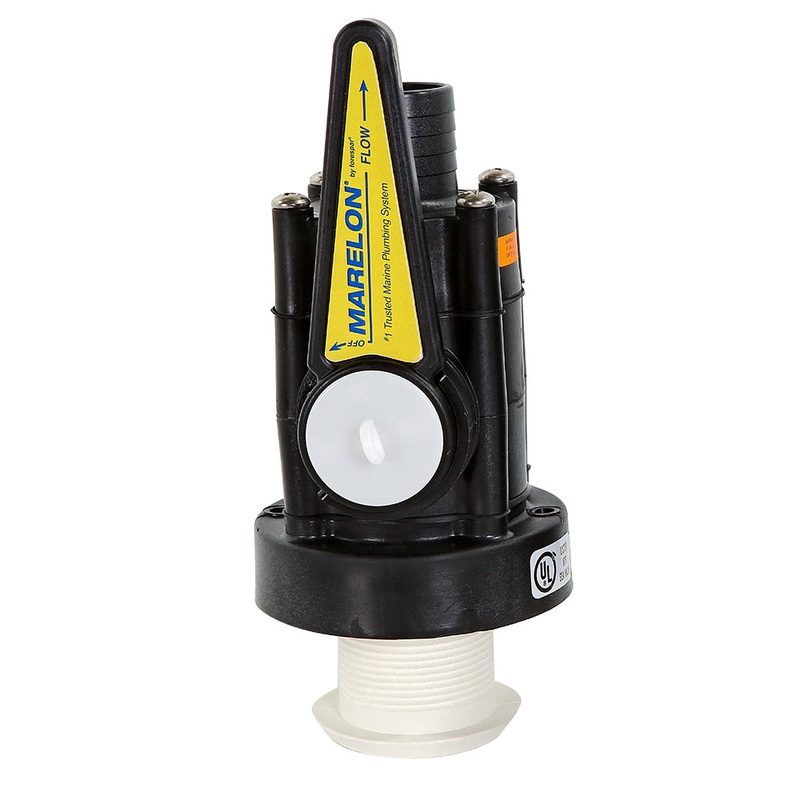 Forspar Marelon Full-Flow Seacock  3/4 Mushroom Through-Hull [904043ABYC]