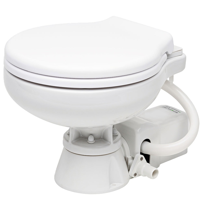 Johnson Pump AquaT Electric Marine Toilet – Super Compact – 12V [80-47626-01]