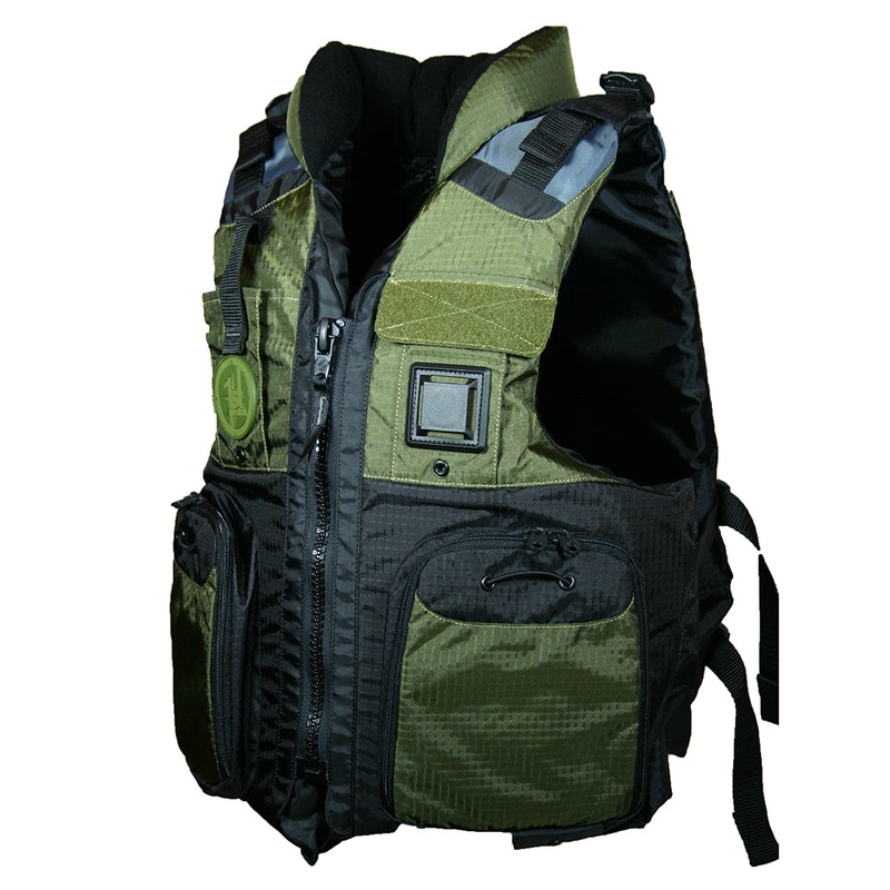 First Watch AV-800 Pro 4-Pocket Vest (USCG Type III) – Green/Black – L/XL [AV-800-GN-L/XL]