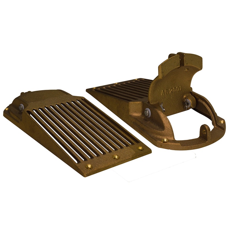 GROCO Bronze Slotted Hull Scoop Strainer w/Access Door f/Up to 3 Thru Hull [ASC-3000]