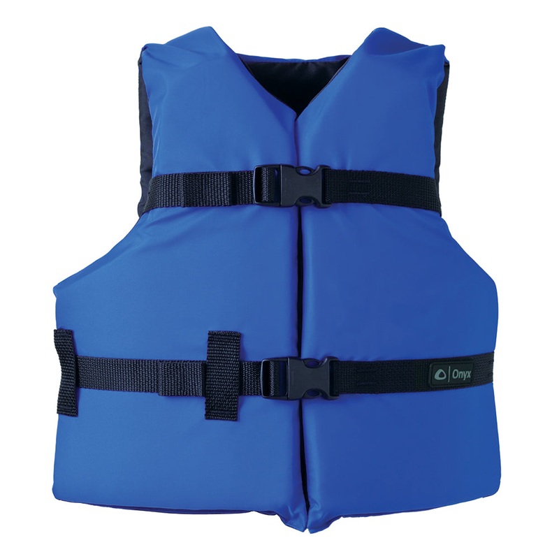 Onyx Nylon General Purpose Life Jacket – Youth 50-90lbs – Blue [103000-500-002-12]