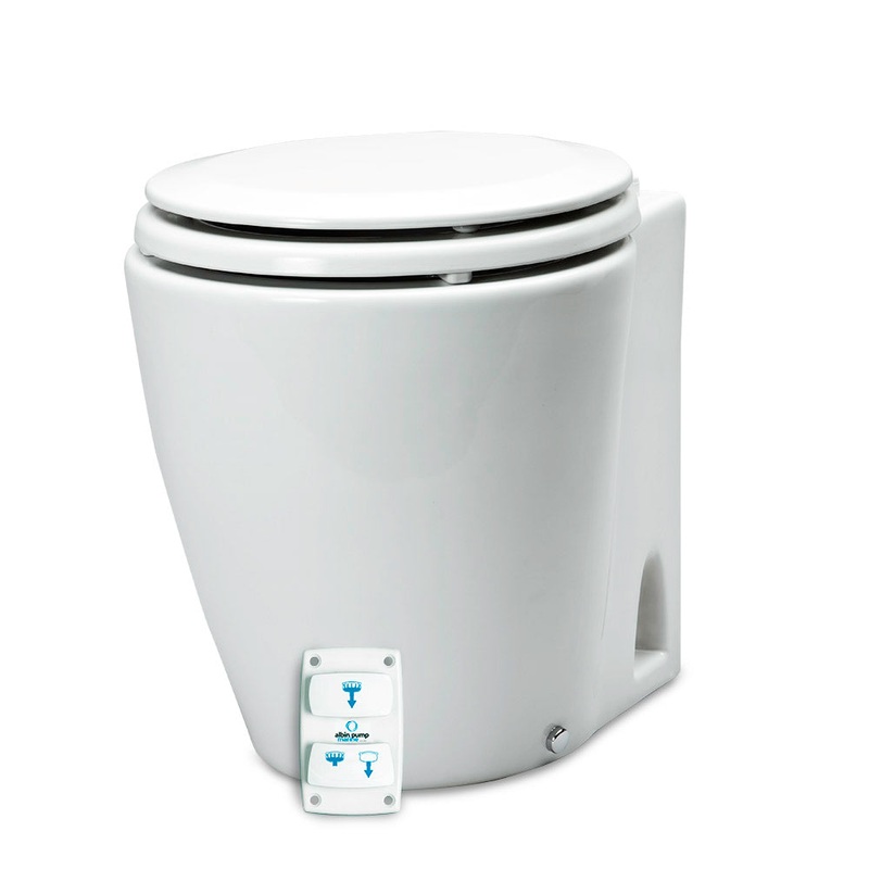 Albin Pump Marine Design Marine Toilet Silent Electric – 12V [07-03-045]