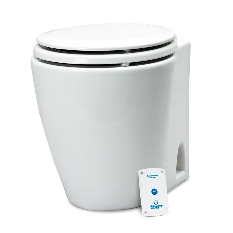 Albin Pump Marine Design Marine Toilet Standard Electric – 12V [07-02-043]