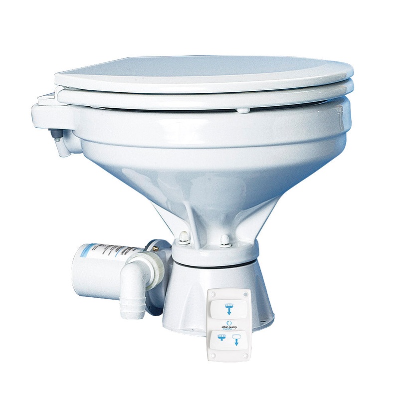 Albin Pump Marine Toilet Silent Electric Comfort – 12V [07-03-012]