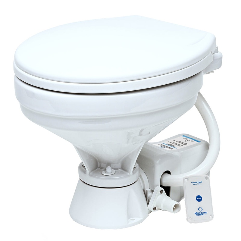 Albin Pump Marine Toilet Standard Electric EVO Comfort – 12V [07-02-006]