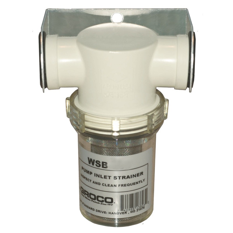 GROCO 1-1/4 Fresh Water Strainer w/#304 SS Basket [WSB-1250]