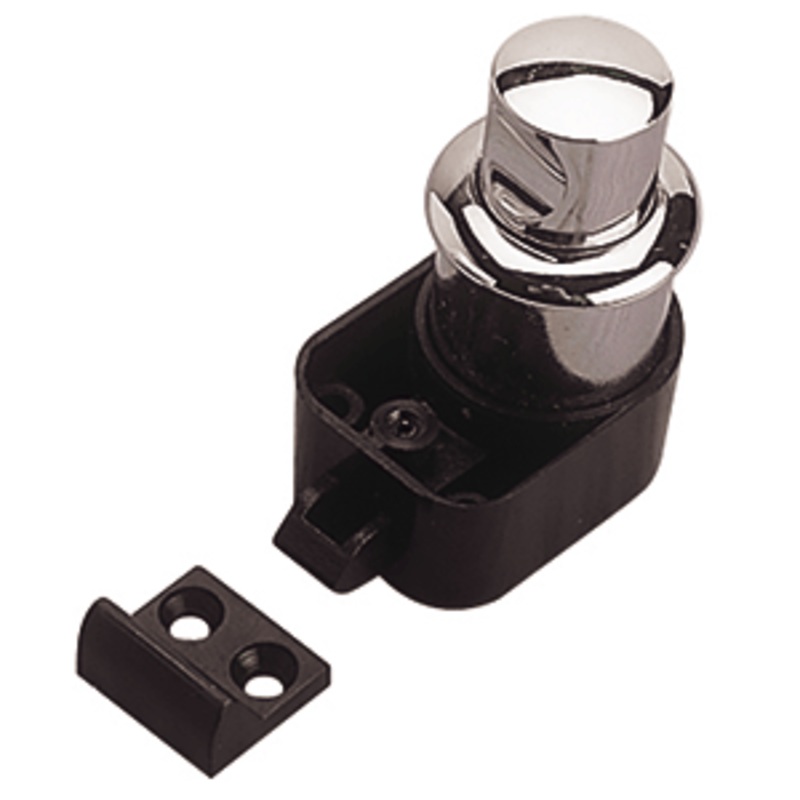 Sea-Dog Push Button Rim Latch – Polished Chrome [226312-1]