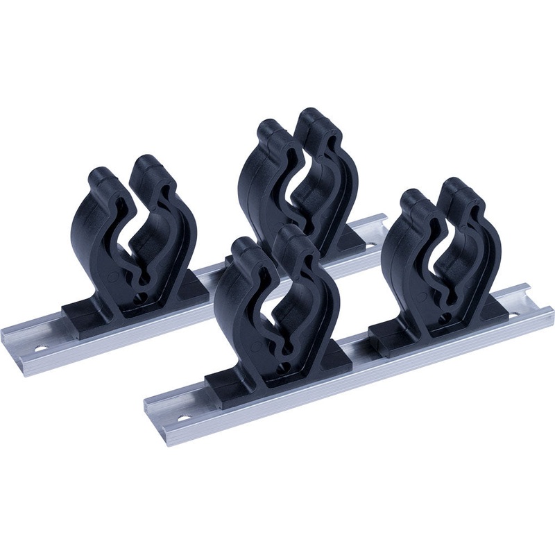 Sea-Dog Track Rod Holder – 7 Tracks – 4 Rod Clips [325044-1]
