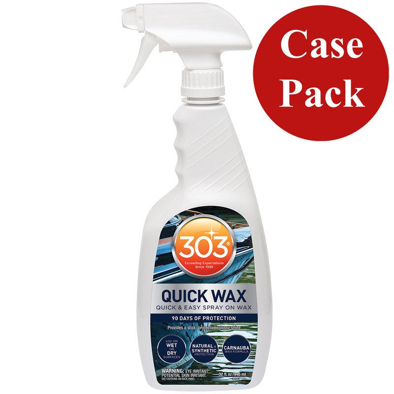 303 Marine Quick Wax with Trigger Sprayer – 32oz *Case of 6* [30213CASE]