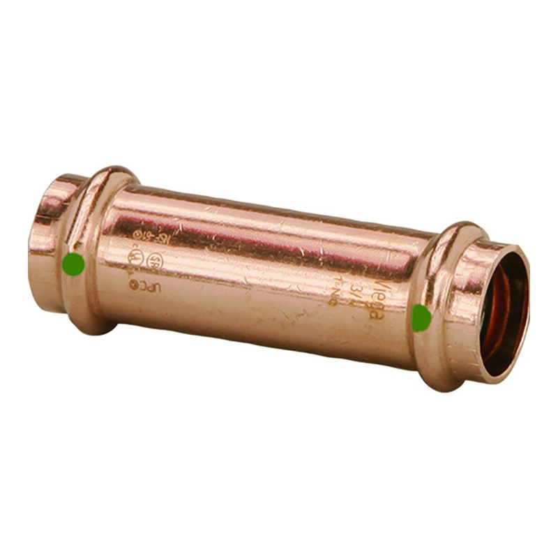 Viega ProPress 1/2 Extended Coupling w/o Stop – Double Press Connection – Smart Connect Technology [79005]