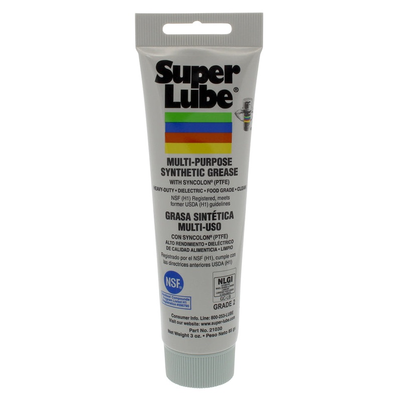Super Lube Multi-Purpose Synthetic Grease w/Syncolon (PTFE) – 3oz Tube [21030]