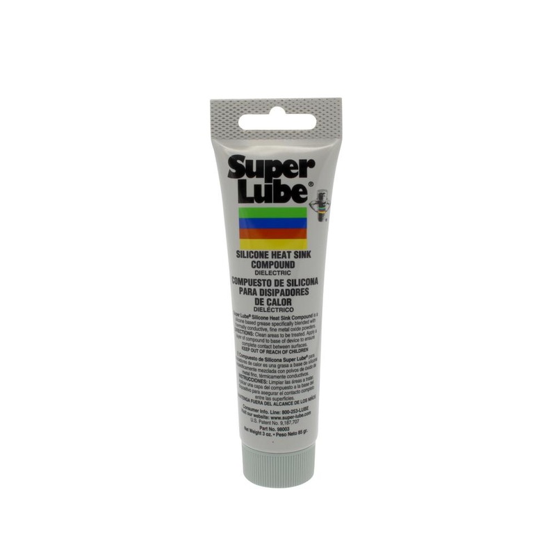 Super Lube Silicone Heat Sink Compound – 3oz Tube [98003]