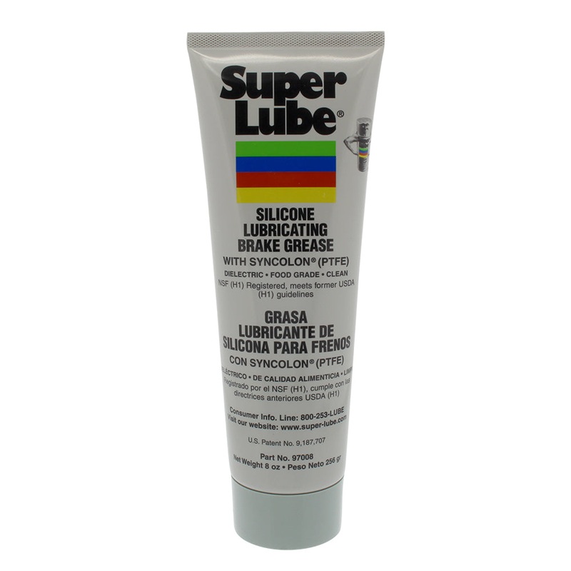 Super Lube Silicone Lubricating Brake Grease w/Syncolon (PTFE) – 8oz Tube [97008]
