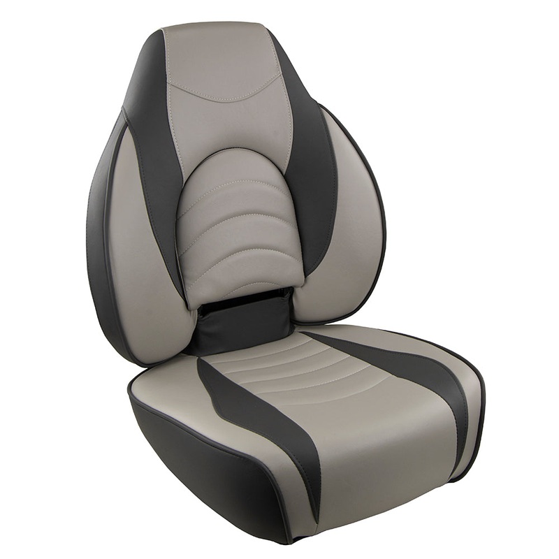 Springfield Fish Pro High Back Folding Seat – Charcoal/Grey [1041634-1]