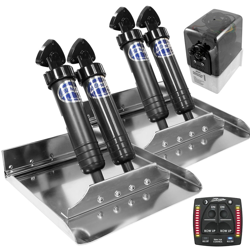 Bennett Marine 12×12 Sport Tab System w/One Box Indication [ST12OBI]