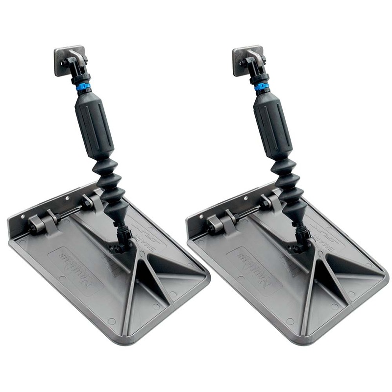 Nauticus SX 9.5 x 10 Smart Tabs 12-16 Boats w/40lb Actuators – 40-80HP – Gunmetal Grey [SXG9510-40]