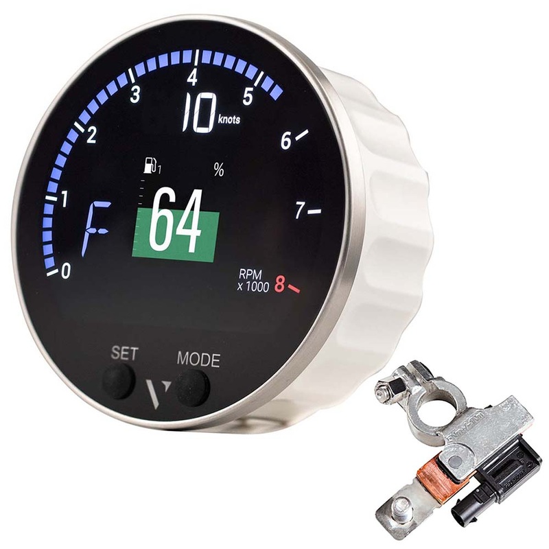 Veratron 85mm (3-3/8) VMH-35 Multifunction Gauge w/Battery Sensor [B00085502]