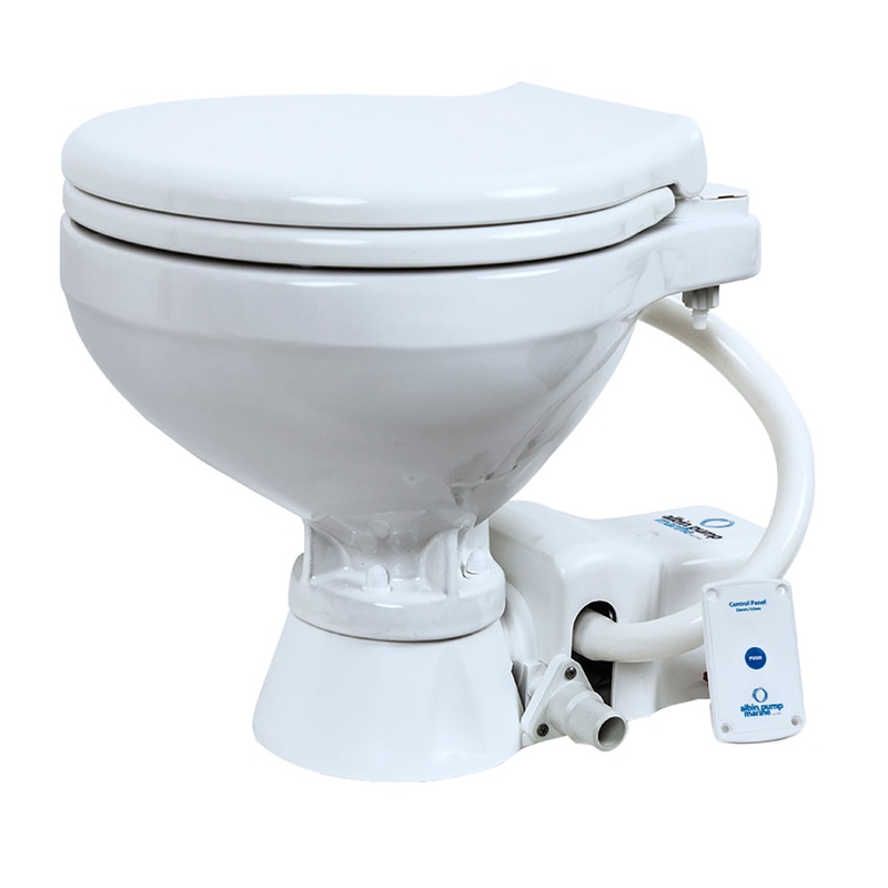 Albin Pump Marine Toilet Standard Electric EVO Compact – 12V [07-02-004]