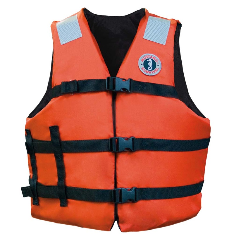 Mustang Universal Fit Flotation Vest – Orange [MV3104T1-2-0-216]