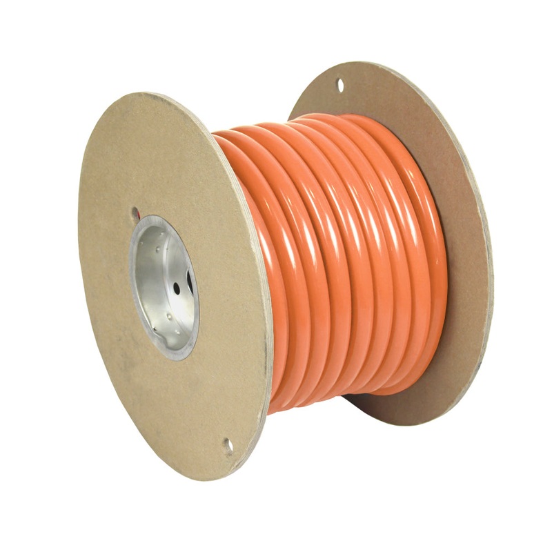 Pacer Orange 6 AWG Battery Cable – 50 [WUL6OR-50]