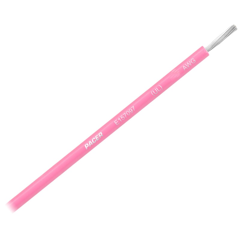 Pacer Pink 14 AWG Primary Wire – 25 [WUL14PK-25]