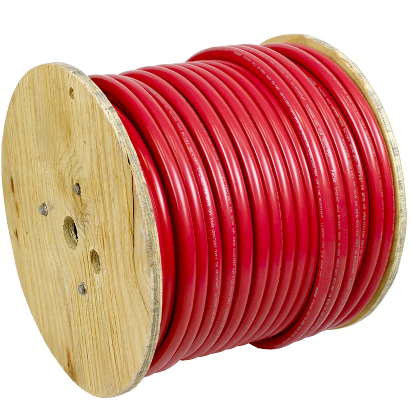 Pacer Red 6 AWG Battery Cable – 250 [WUL6RD-250]
