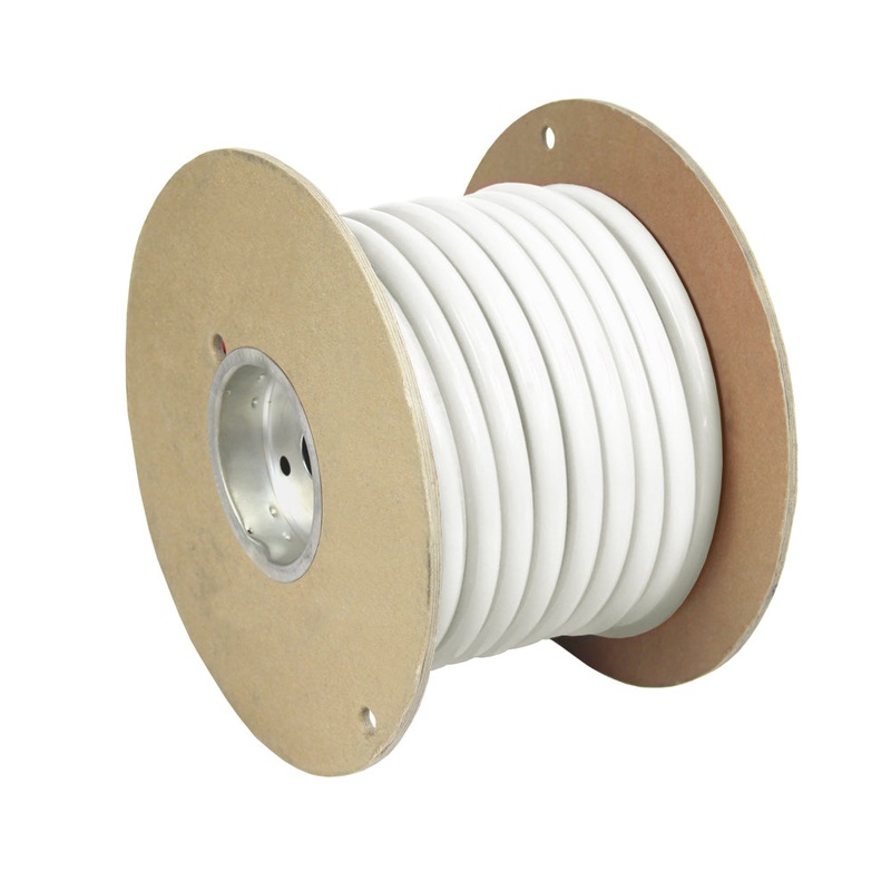 Pacer White 6 AWG Battery Cable – 50 [WUL6WH-50]