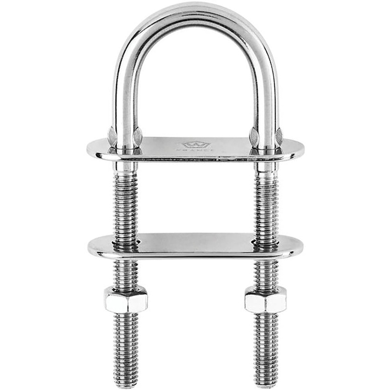 Wichard U-Bolt Pad Eye – 8mm Diameter – 5/16 – 80mm Length – 3-5/32 [06514]