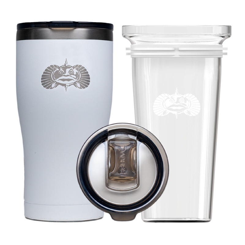 Toadfish Non-Tipping 20oz Tumbler – White [1133]