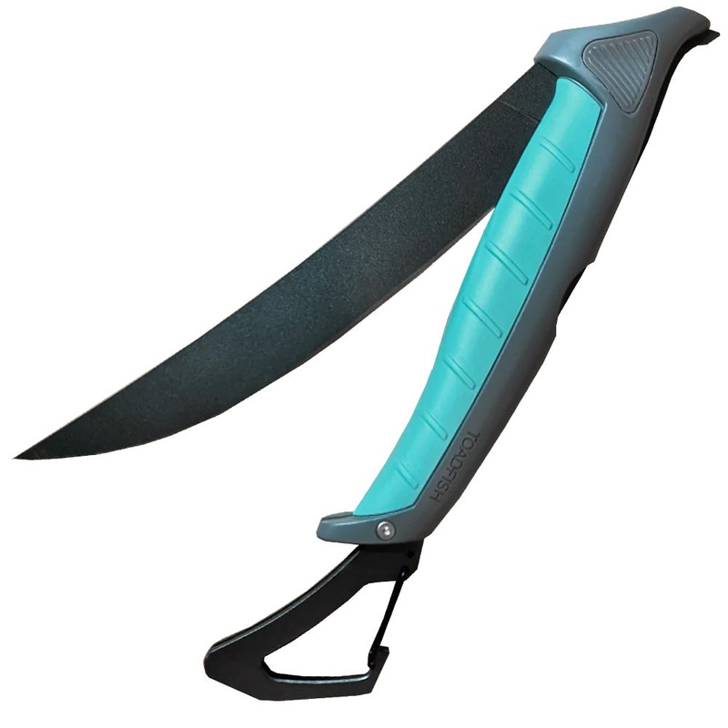 Toadfish Stowaway Folding Fillet Knife w/Built-In Carabiner – 8.5 [1082]
