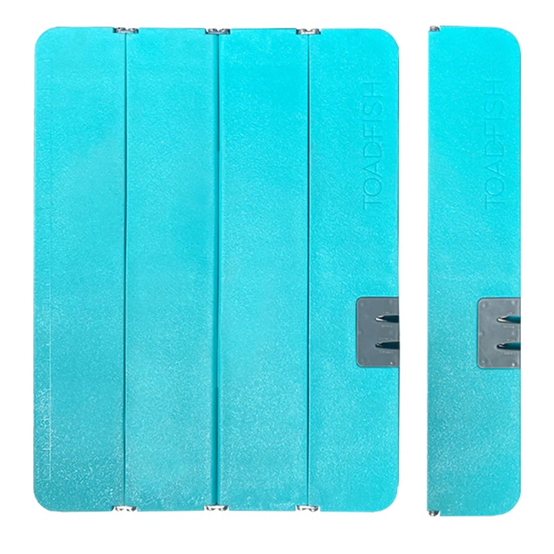 Toadfish XL Stowaway Folding Cutting Board w/Built-In Knife Sharpener – Teal [1086]
