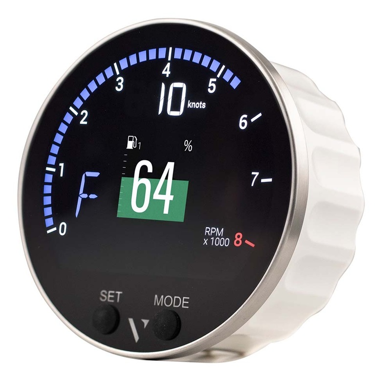 Veratron 85mm (3-3/8) VMH-35S Multifunction Gauge w/Voltage Dependent (0-5V) Sensor Input w/o GPS [B00143601]