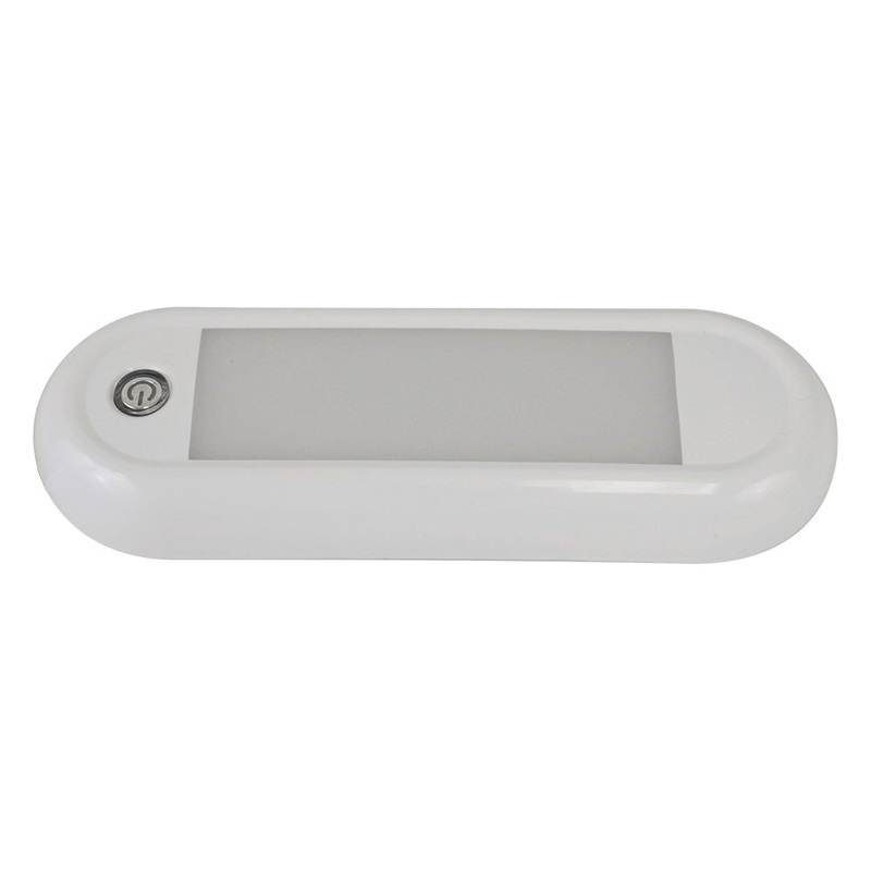 Scandvik 7 Oval Dome Light w/Switch  Dimming – 12/24V [41322P]