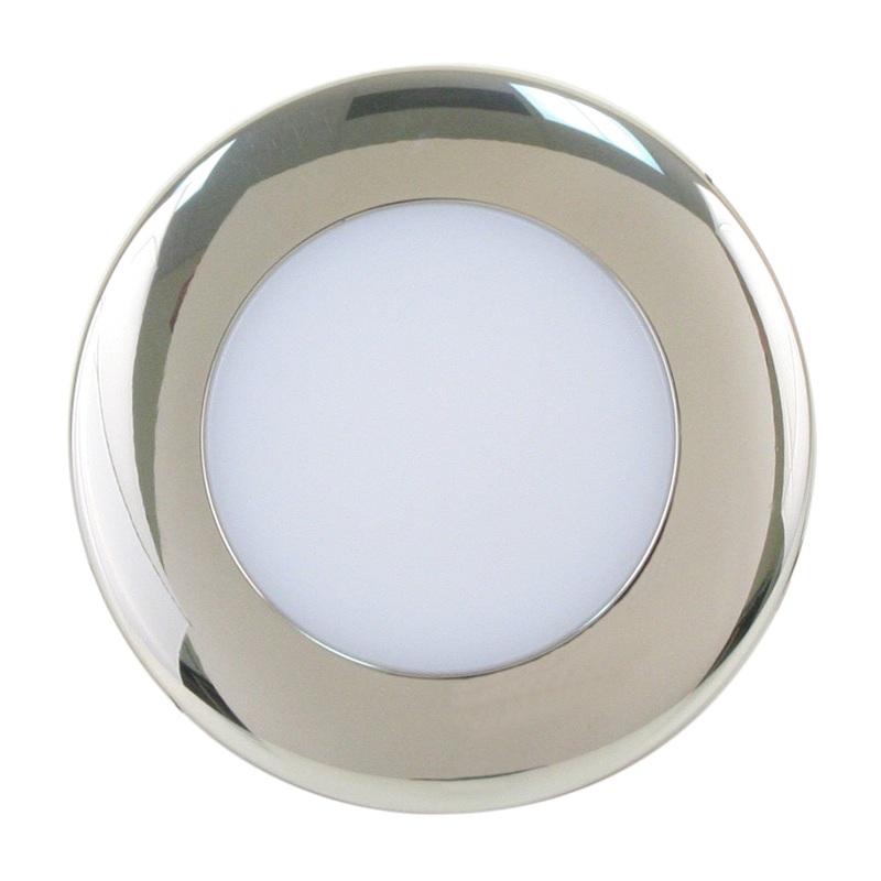 Scandvik A2.5 4 Color Downlight w/SS Trim – 8-30V [41416P]