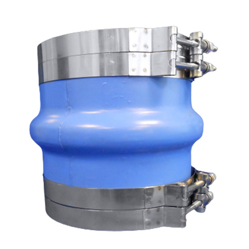 Trident Marine 8 ID Blue Silicone Molded Wet Exhaust Hump w/4 T-Bolt Clamp [270V8000-S/S]