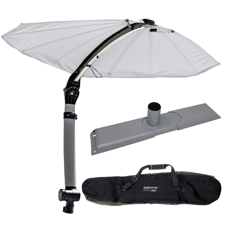 TACO ShadeFin Mini w/White Fabric – Bag  Kayak Mount Kit [T10-4000-18]
