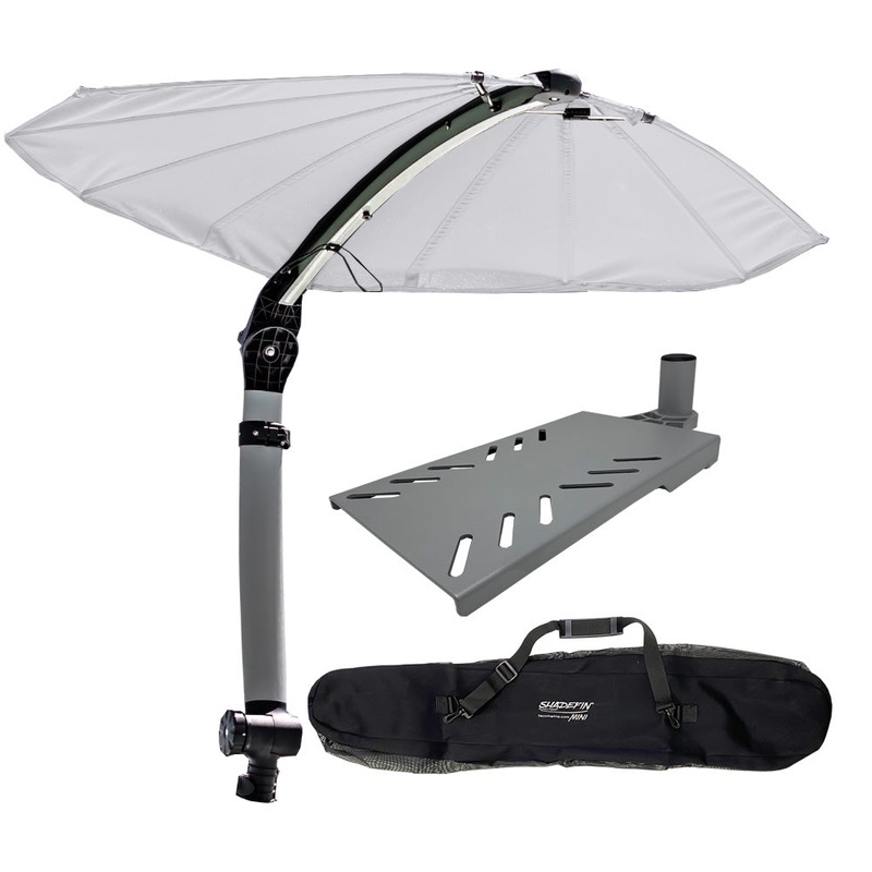 TACO ShadeFin Mini w/White Fabric – Bag  Swivel Seat Mount Kit [T10-4000-3]