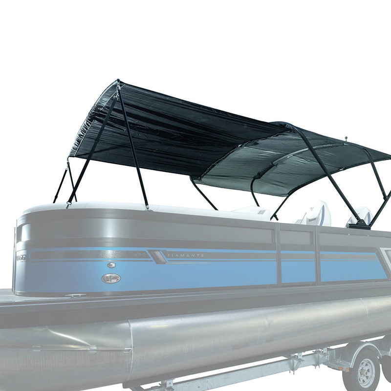 SureShade Bimini Extension f/Power Bimini – 7′ Black Hardware w/Black Canvas [2021013744]