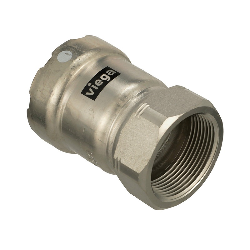 ViegaMegaPress 316 FKM FPT Adapter – 1-1/2 x 1-1/2 (FPT) [91260]