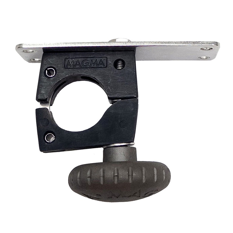 Magma Horizontal Round Rail Mount w/Knob – 1-1/2 [T10-591]