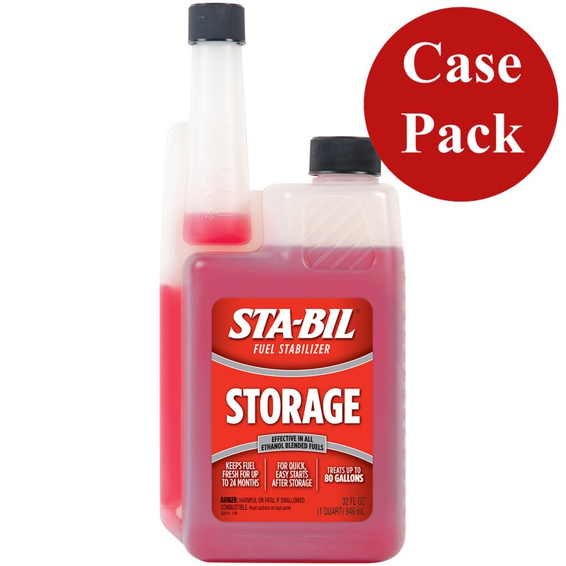 STA-BIL Fuel Stabilizer – 32oz *Case of 12* [22214CASE]