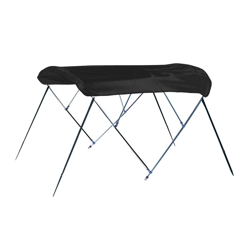 Carver 4 Bow 8′ Pontoon Bimini Top w/Boot – Black Acrylic [A8SQ4893UB-02]