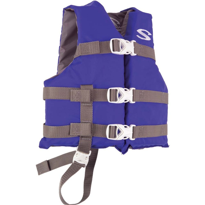 StearnsClassic Series Child Life Jacket – 30-50lbs – Blue/Grey [2159358]