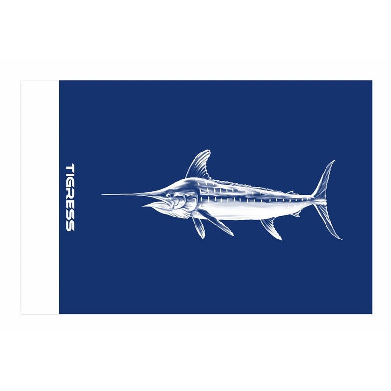 Tigress Blue Marlin Release Flag – 12 x 18 [88422]