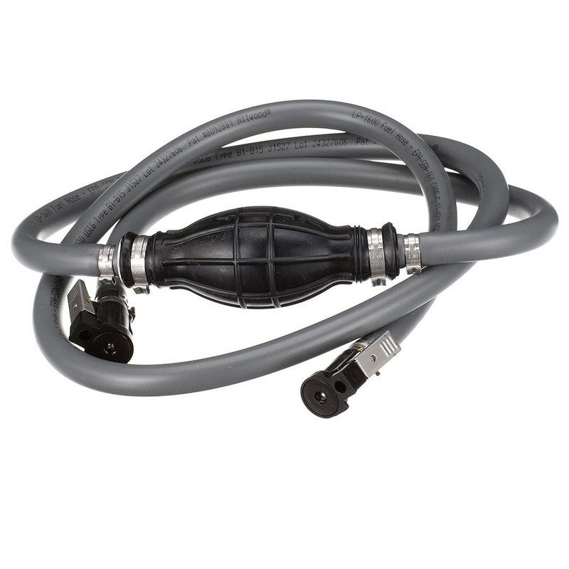 Attwood Johnson/Evinrude Fuel Line Kit – 3/8 Diameter x 6 Length (No Tank Fitting) [93806ELP7]