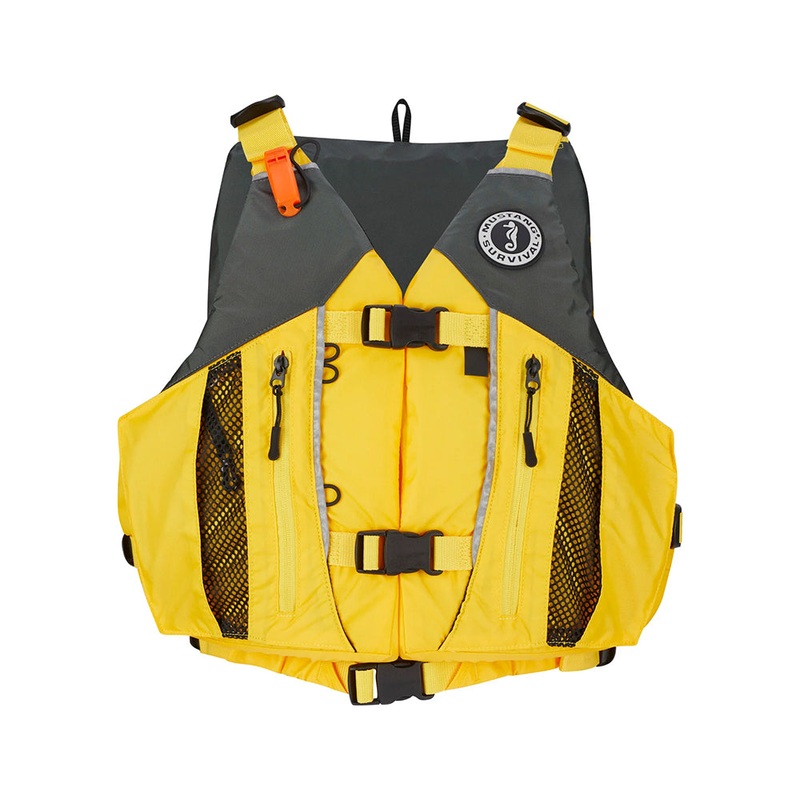 Mustang Solaris Foam Life Vest – XS/S – Yellow/Grey [MV807002-222-XS/S]