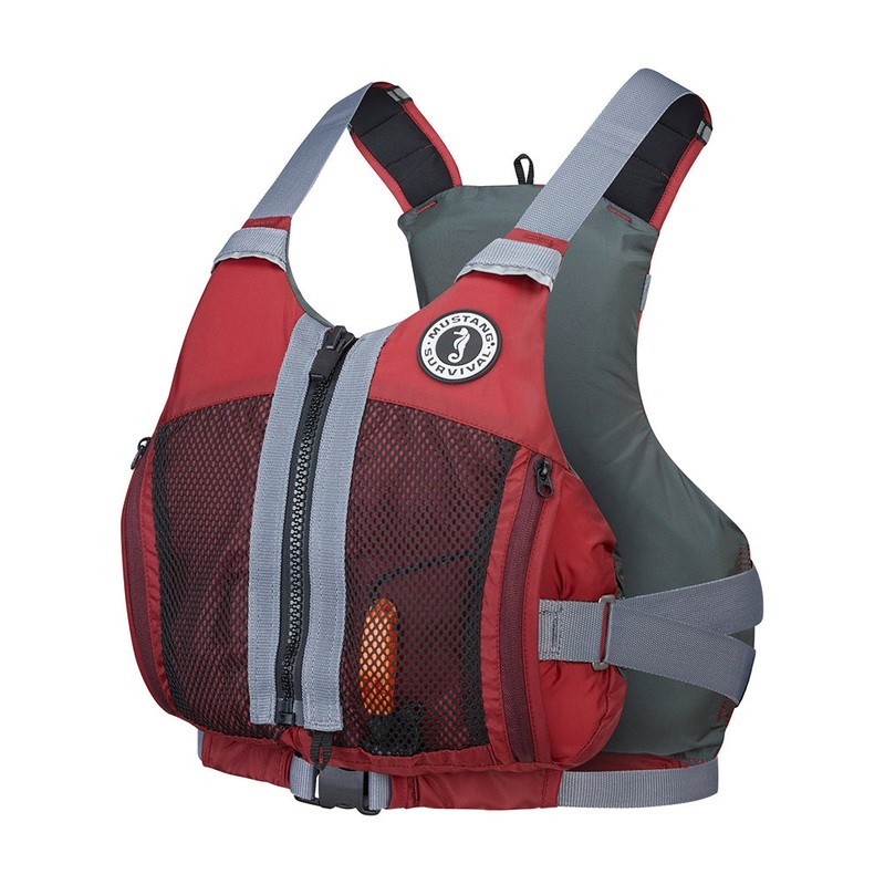 Mustang Women’s Destiny Foam Vest – L/XL – Merlot [MV705002-860-L/XL]